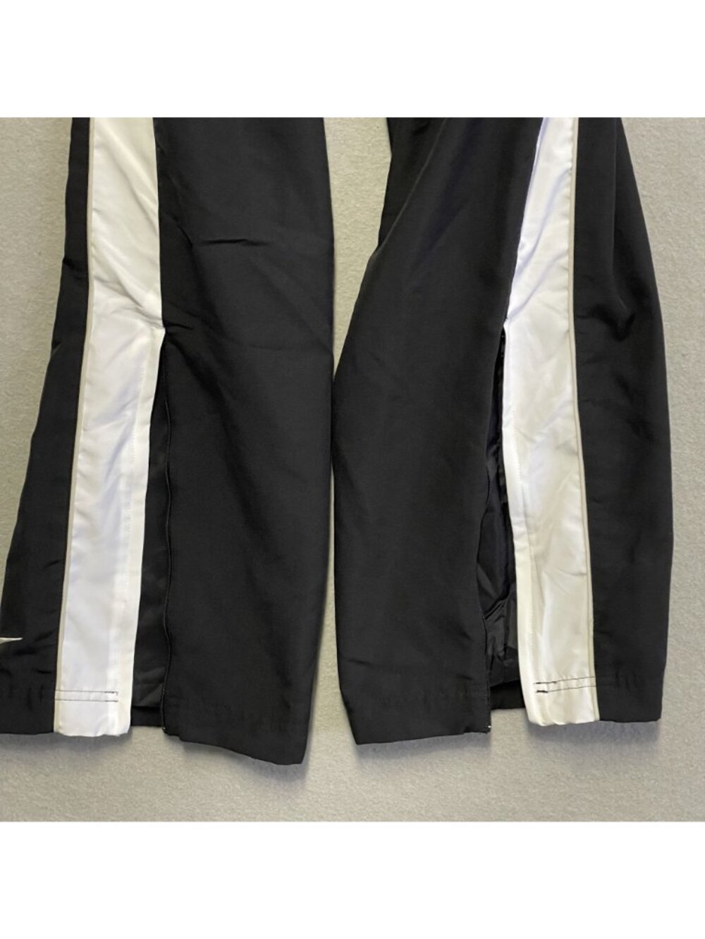 Nike Womens Y2K Track Pants Black/White Side Stripes Small - Picture 6 of 7